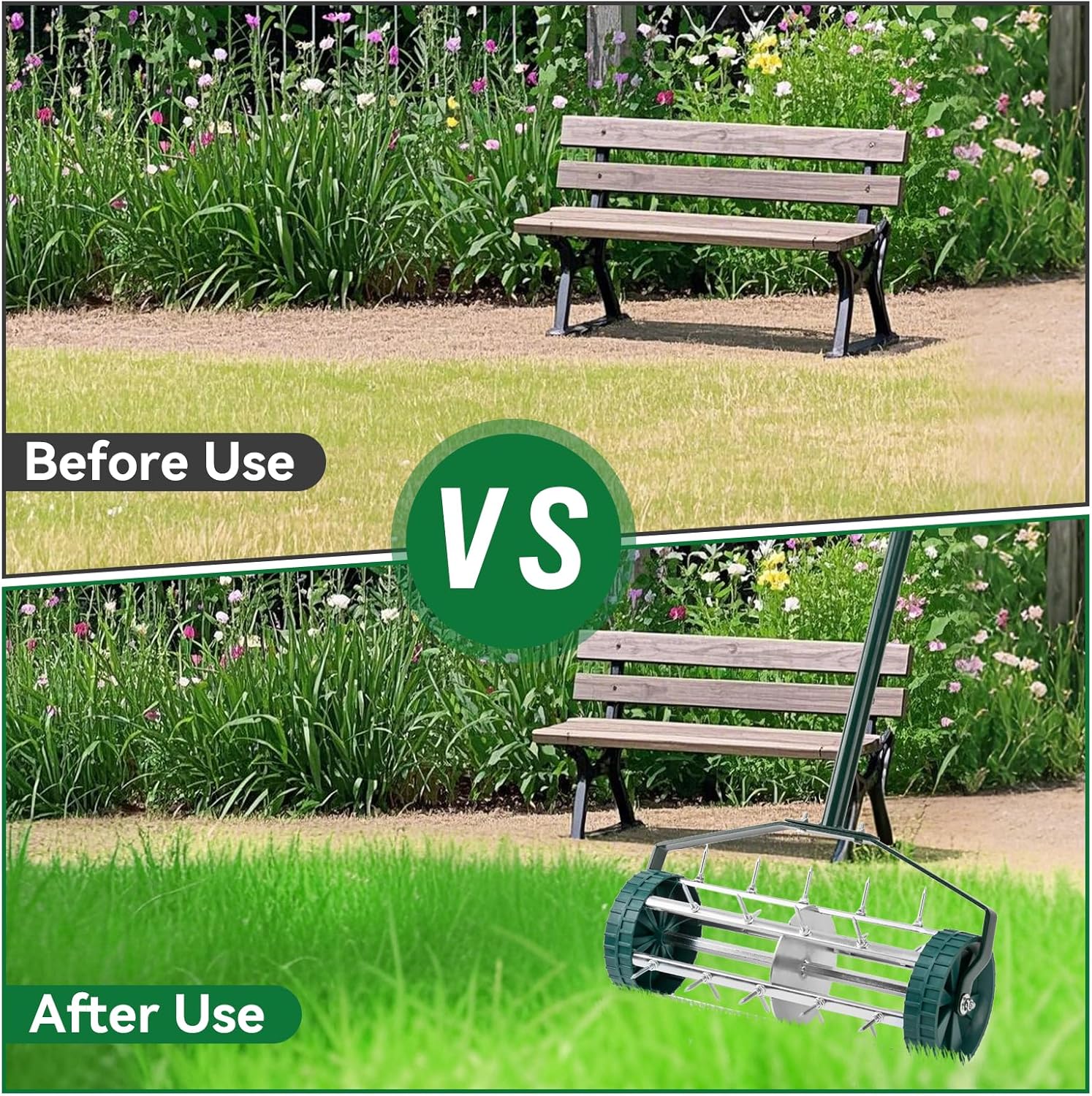 prevzdušňovač trávy použitie